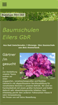 Mobile Screenshot of eilers-baumschulen.de