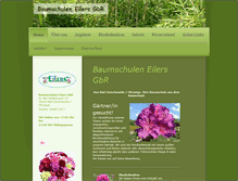 Tablet Screenshot of eilers-baumschulen.de